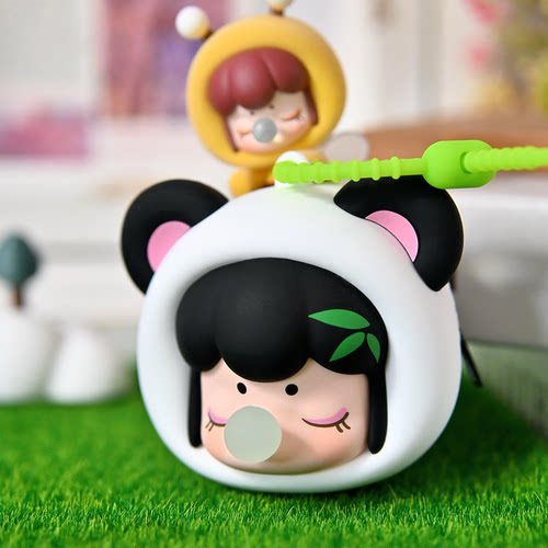 若来茸茸派对耳机包生日礼物挂件