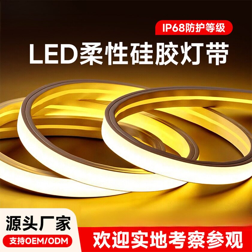 led柔性硅胶灯带灯条软套管V24