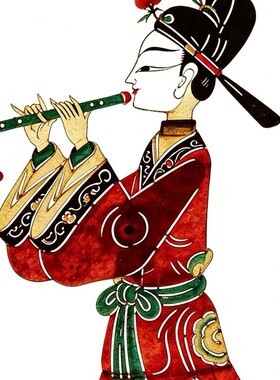 手工牛皮皮影戏八仙过海成品