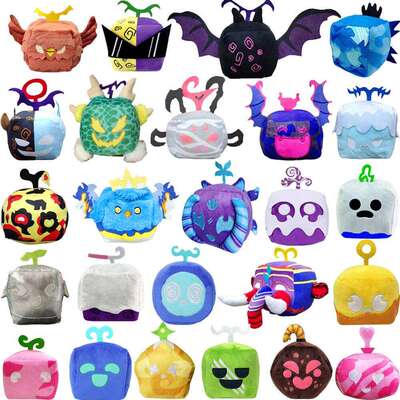 Blox Fruits box plush Anime Game blox fruit Doll Soft Stuffe