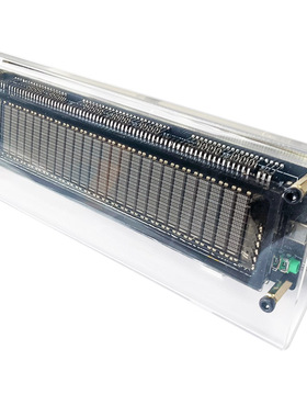 VFD2517音乐频谱时钟声控音频信号三棱桌面摆件多模式跨境爆款