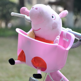 儿童自行车 专用车篮 宝宝单车 娃娃款 粉色紫色 车篮 出口热销款