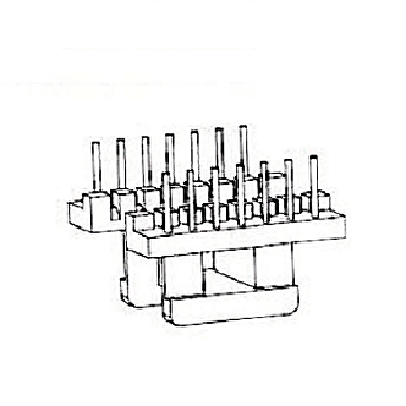 骨架卧式7+7针骨架磁芯