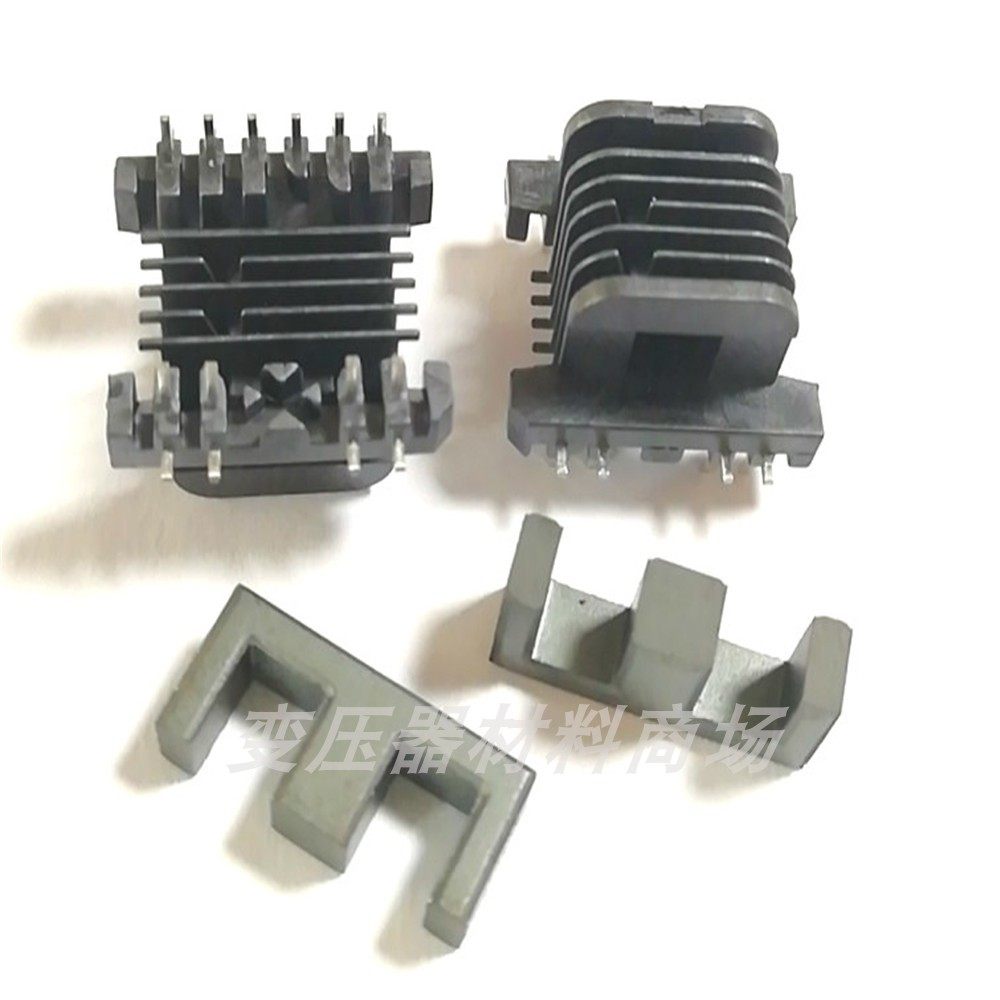 EE19磁芯+骨架卧式6槽4+6针L脚