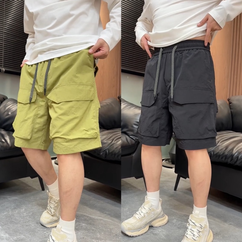 夏季薄款透气大口袋工装短裤男宽松百搭潮流户外休闲男女款五分裤