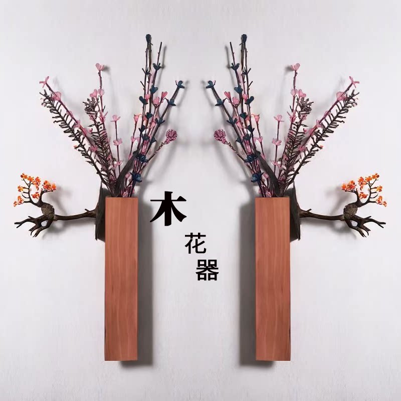 创意艺术拍照摄影茶室装饰实木制