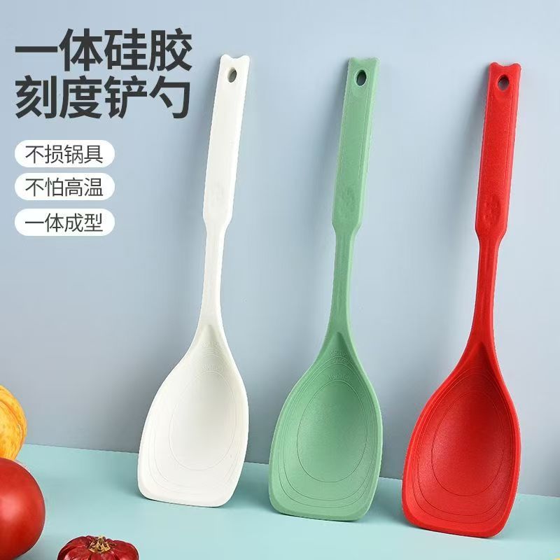 食品级硅胶铲新款耐高温不粘锅铲