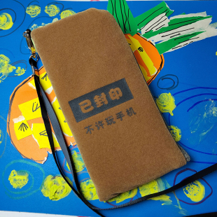 适用于Google Pixel 10 Pro拉链手机套防尘袋挂脖收纳袋防摔绒布