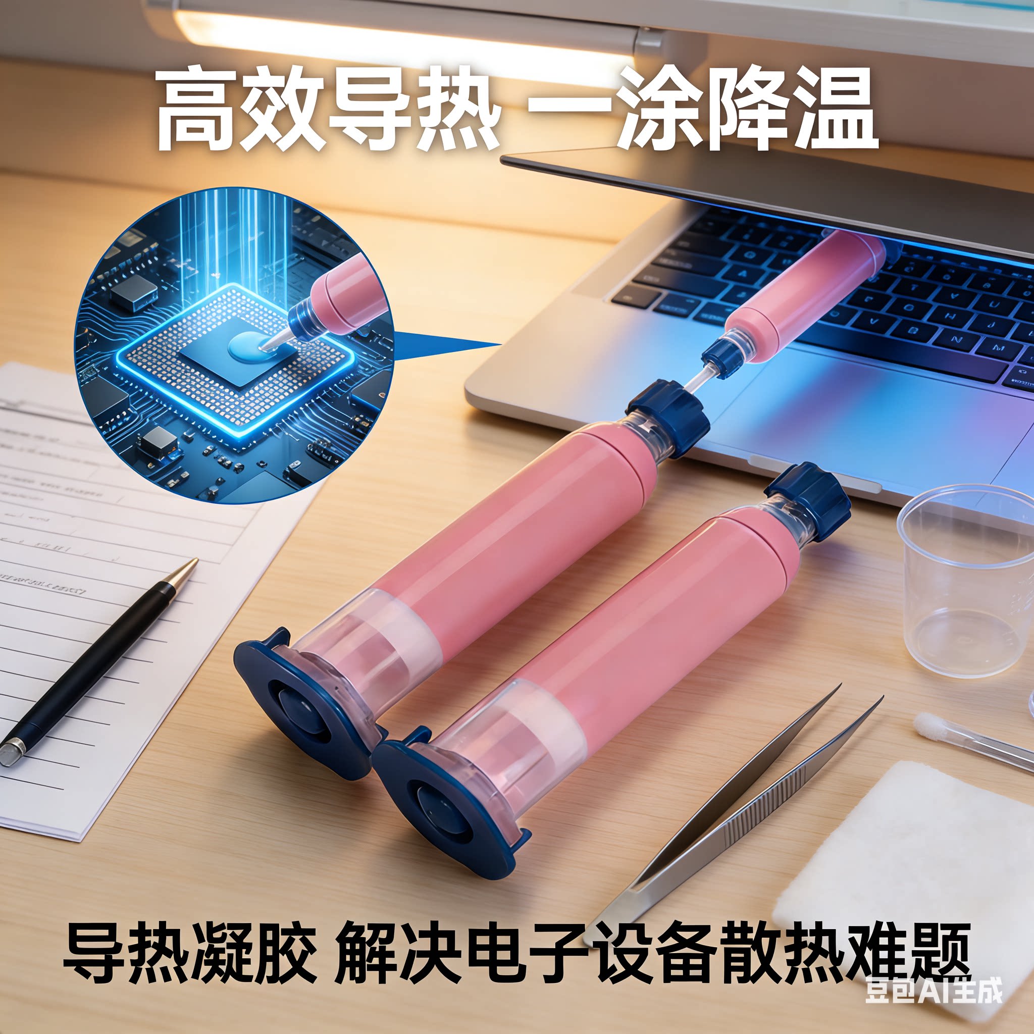 10W/m.k导热凝胶液态导热膏手机无人机笔记本显存供电mos管导热泥图片