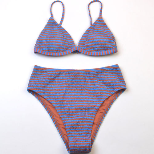澳洲品牌Bil*度假三角杯聚拢比基尼bikini海边沙滩泳装女款