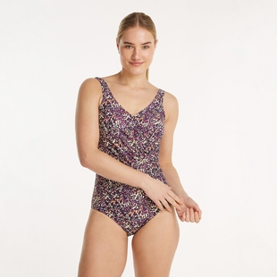 海边度假印花大码 女多款 连体泳衣时尚 泳装 修身 外贸品牌TEN