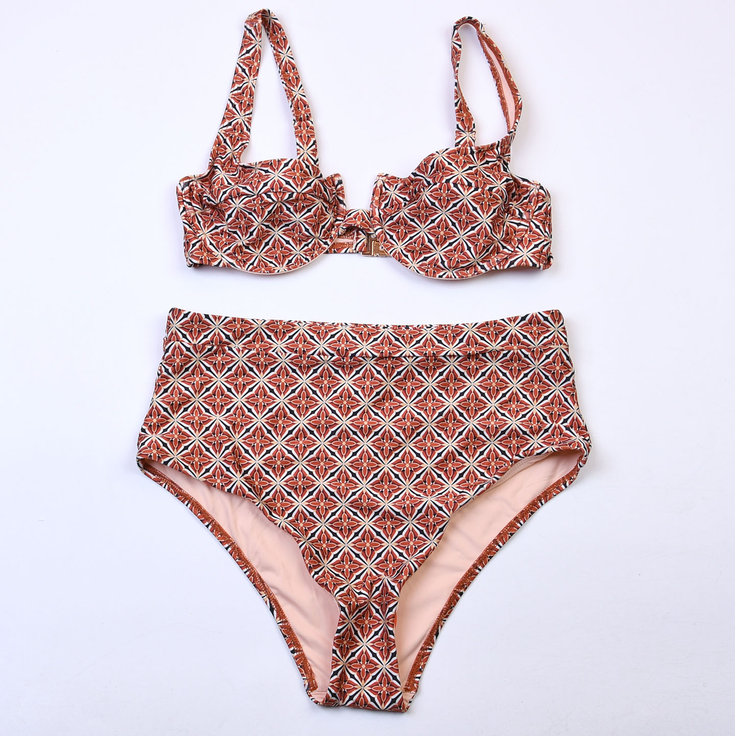 澳洲品牌复古聚拢比基尼bikini