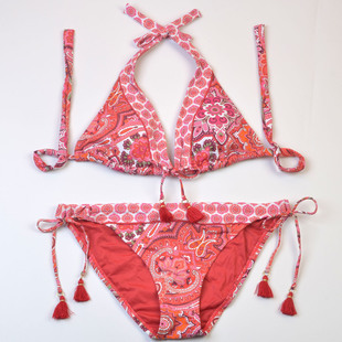 分体泳衣bikini 度假大胸聚拢比基尼大码 新款 美国设计师品牌BL