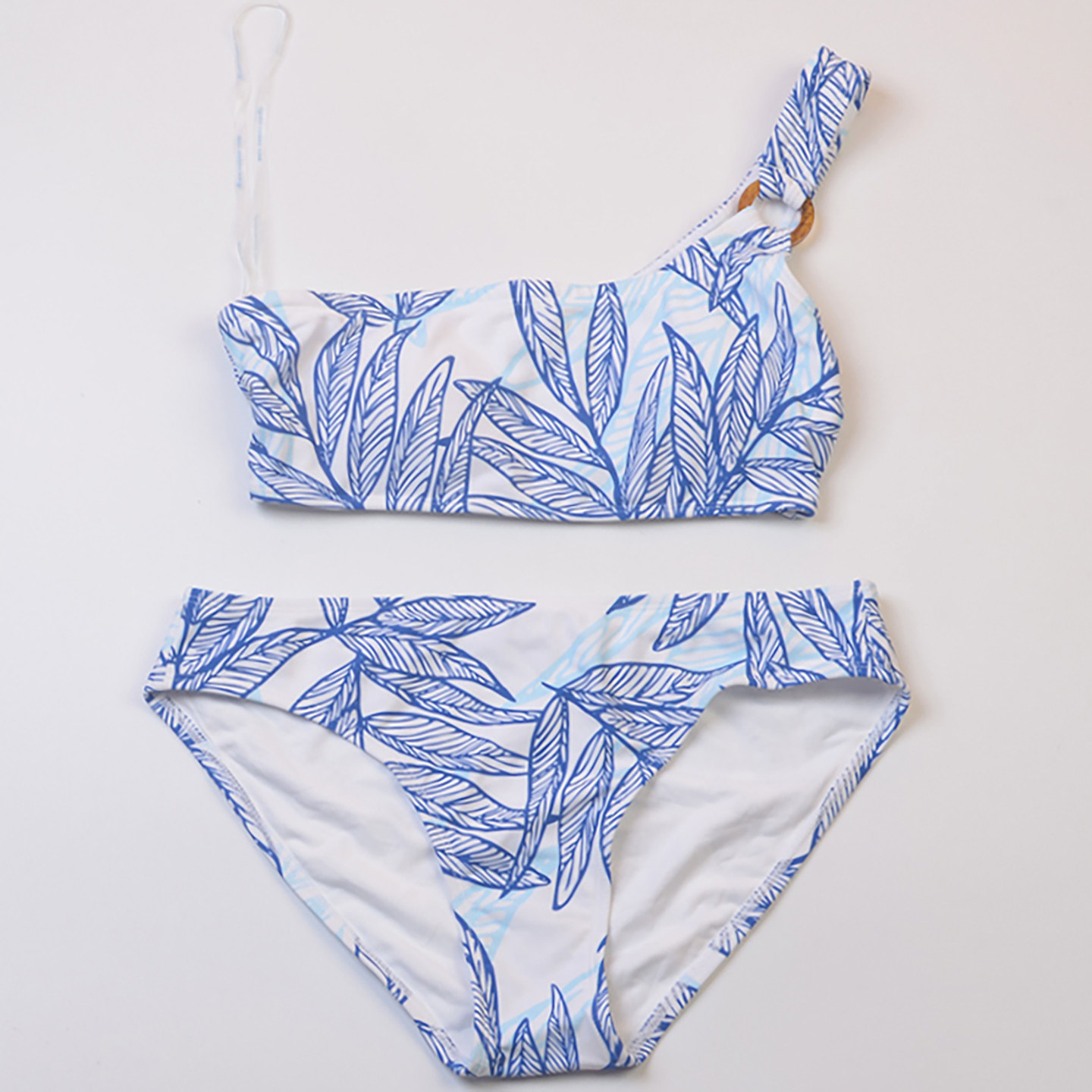 澳洲品牌SOU**性感海边夏日印花比基尼时尚显瘦bikini泳装带胸垫