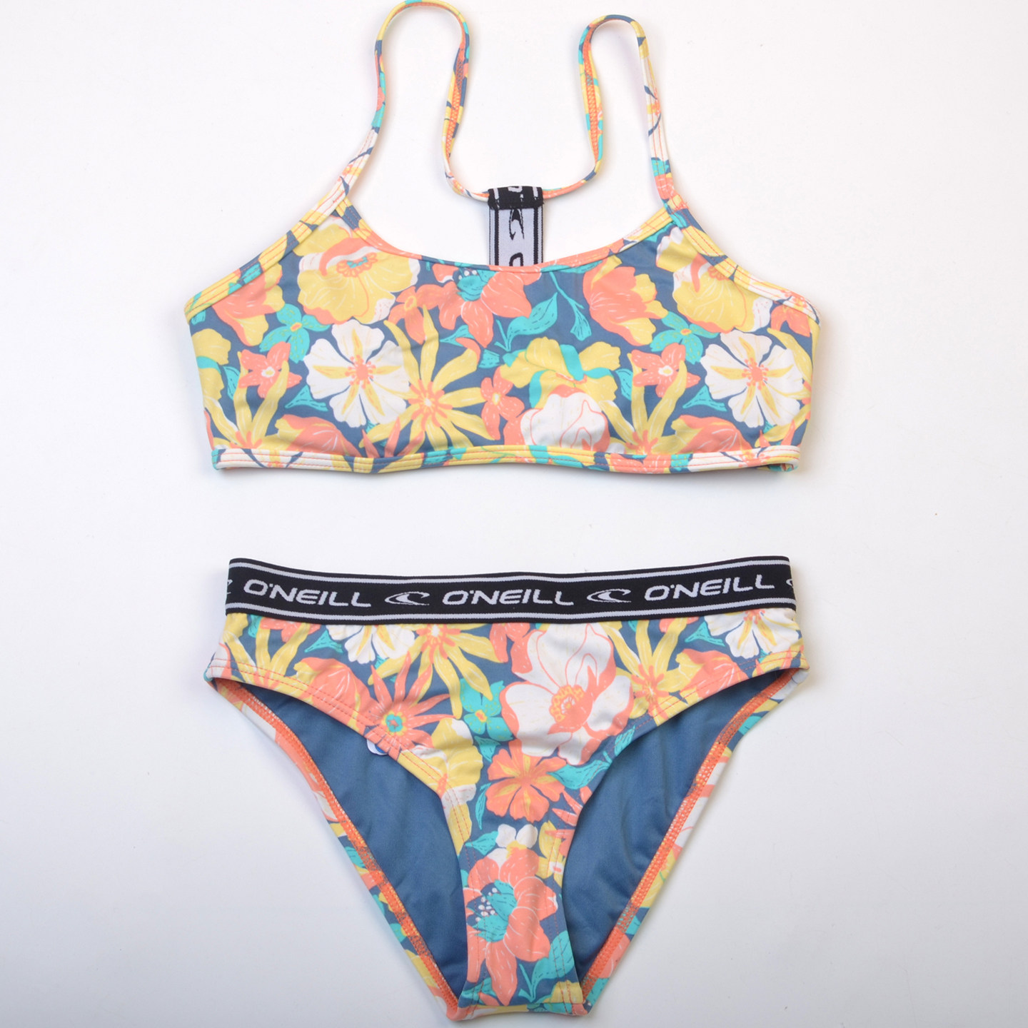 澳洲品牌ONE**可爱儿童泳衣中大童女童印花比基尼分体泳衣多款