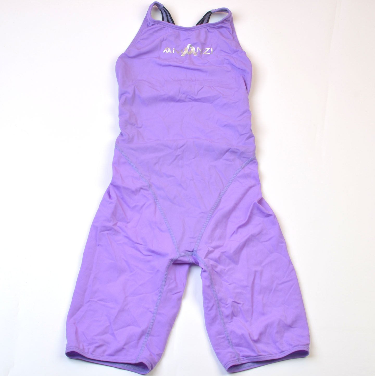 澳洲品牌AMA**品牌2025新款竞技竞速及膝连体泳衣运动游泳衣抗氯