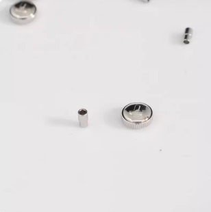 适配天梭把头配件1853手表T41力洛克表冠T006407BA调时间表把杆