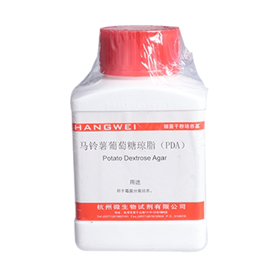 杭州微生物 马铃薯葡萄糖琼脂(PDA) 250g  M0148  用于霉菌和酵母菌计数 GB标准