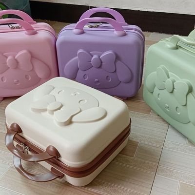 小行李箱迷你手提箱14寸化妆箱伴手礼箱子高颜值密码箱旅行箱包厂