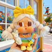 可爱哭娃衣服crybaby vacation搪胶公仔娃衣多巴胺冬日毛衣发饰穿