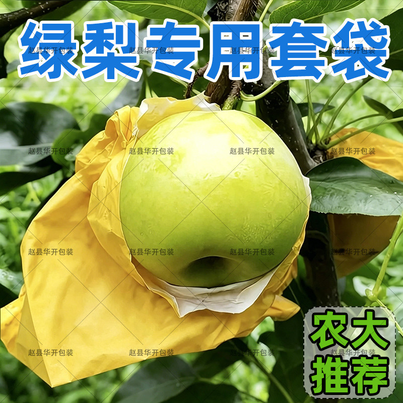 梨子专用套袋皇冠雪梨鸭梨袋防水防晒防虫防鸟水果保护袋秋月梨袋