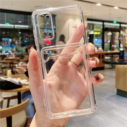 New Clear Card Bag Case For Samsung Galaxy S25 S24 S23 S22 S21Plus Ultra A52 A72 A53 A73 A33 A13 A23