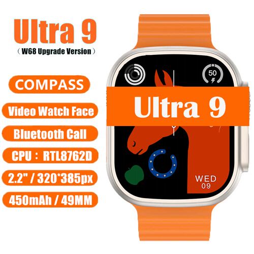 New Smart Watch Ultra 9Plus Series NFC Smartwatch Men Women