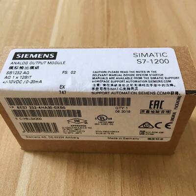 西门子S7-1200PLC SB1231模拟量模块6ES7231-4HA30-0XB0