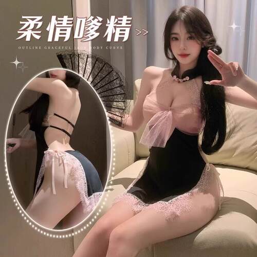 性感内衣睡衣纯欲情趣旗袍制服床上大尺度2025新款睡裙套装女qqny