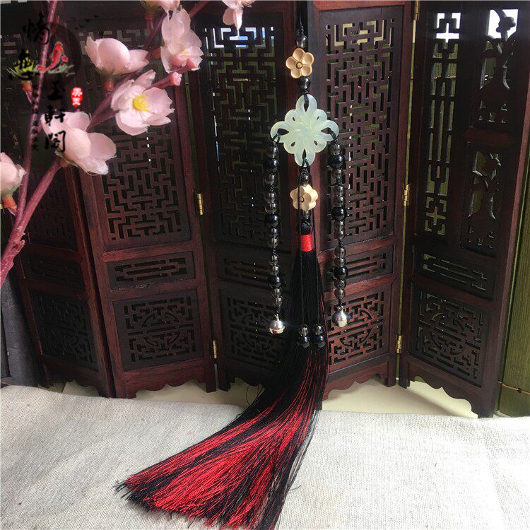 原创汉服配饰中国结宫绦禁步腰佩流苏古装玉佩古装男女款玉佩挂件