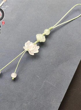 小清新旗袍胸前压襟坠茶服挂饰