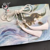 手工制作汉服宫铃宫绦腰绳流苏挂坠男女款 圆领袍腰带汉服腰绳饰品