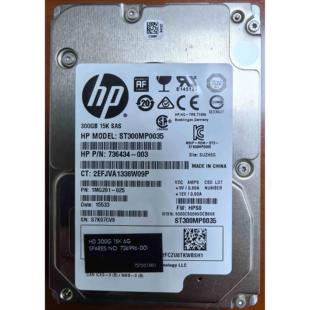 003 300GB 2.5 128MB ST300MP0035 736434 15K SAS 惠普