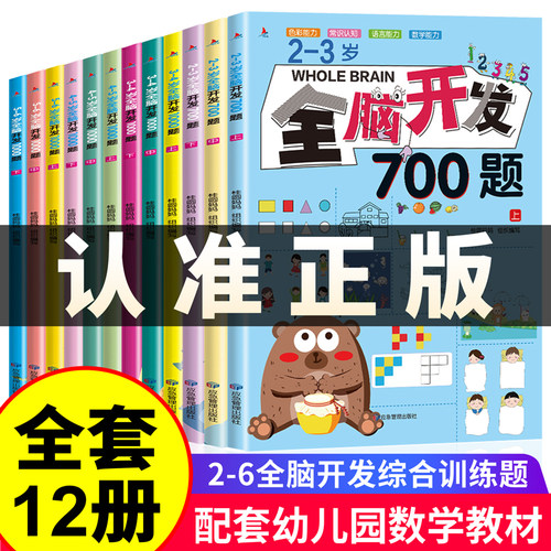 3册全脑开发思维训练700