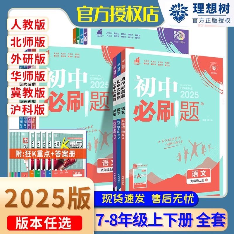 初中必刷题正版现货速发