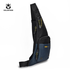 Túi ngực mới của Hualandir tương phản bình thường -thin ultra -light nylon không thấm nước trẻ tuổi xu hướng thanh niên nhỏ ba lô 22 mua túi đeo chéo nam các mẫu túi đeo chéo nam