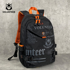 ba lo du lich Backpack của tình nguyện viên sinh viên học sinh học ngoài trời Trình du lịch ngoài trời thời trang thời trang Oxford Cloth 2 túi kéo du lịch túi xách nam du lịch