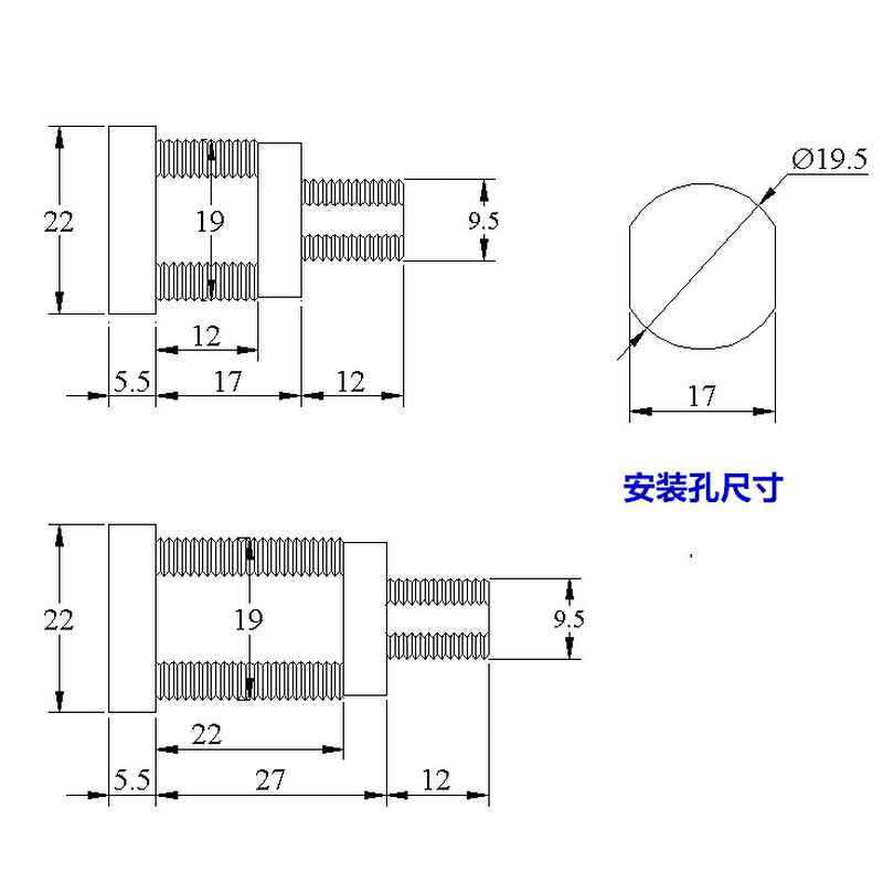 高安全转舌锁 信箱锁 更衣柜锁  储物柜锁 家具锁 HC19系列 基础建材 家具锁/抽屉锁/柜门锁 原图主图