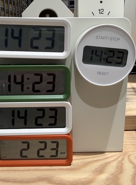 数字钟闹钟时钟无印良品