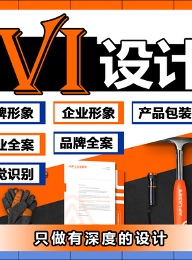 企业品牌VI设计全套公司形象设计VIS视觉识别系统VI手册定制代做