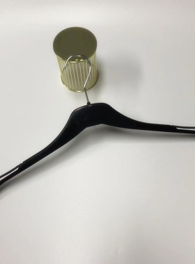 外贸出口塑料衣架防滑衣挂服装店衣服挂家用衣撑子黑色男女44CM