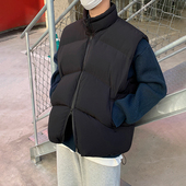 MRCYC马甲男冬季 加厚保暖背心外套韩系宽松潮流棉服加绒坎肩棉衣