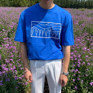 ins t恤男潮牌网红宽松纯棉韩系情侣半袖 MRCYC夏季 超火cec港风短袖