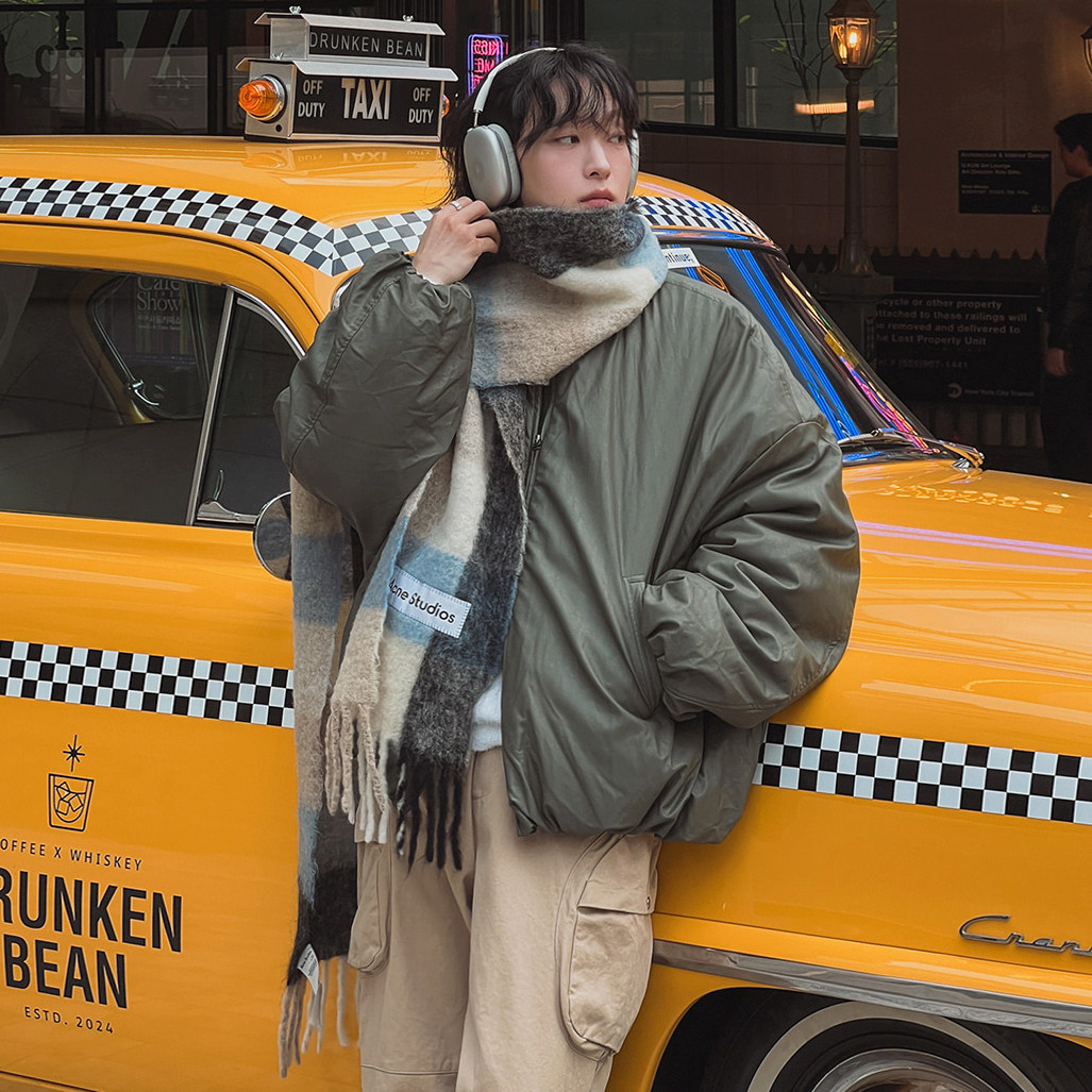 MRCYC美式复古风加厚棉衣男冬季保暖宽松棉服韩系通勤棒球服外套