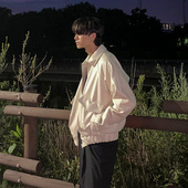 MRCYC男士 皮衣韩系潮流宽松机车服学生飞行员皮夹克秋季 外套潮牌