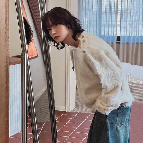 MRCYC设计感软糯套头毛衣男冬季