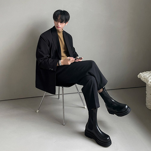MRCYC秋冬款宽松休闲西服外套