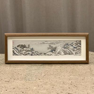 画说手绘山水画挂画背景