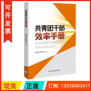 正版包发票 共青团干部效率手册 中国青少年研究会编 天津社会科学院出 共青团知识团员支部组织团史课团课教育学习教师老师图书m