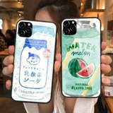 Apple, матовый стеклянный чехол для телефона, силиконовый креативный мультяшный защитный чехол, iphone, 11promax, intel core i7, 8/, зеркальный эффект